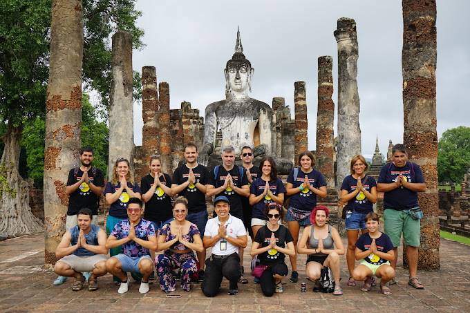 viajeros en Tailandia