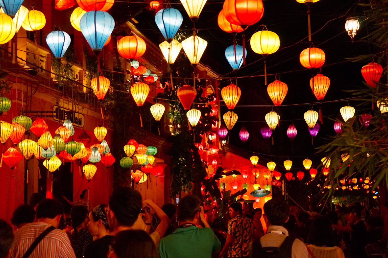 Farolillos en Hoi An