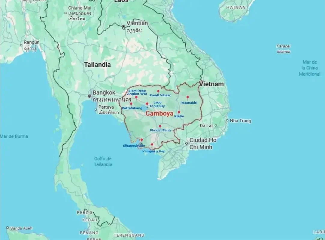 Ruta de Camboya