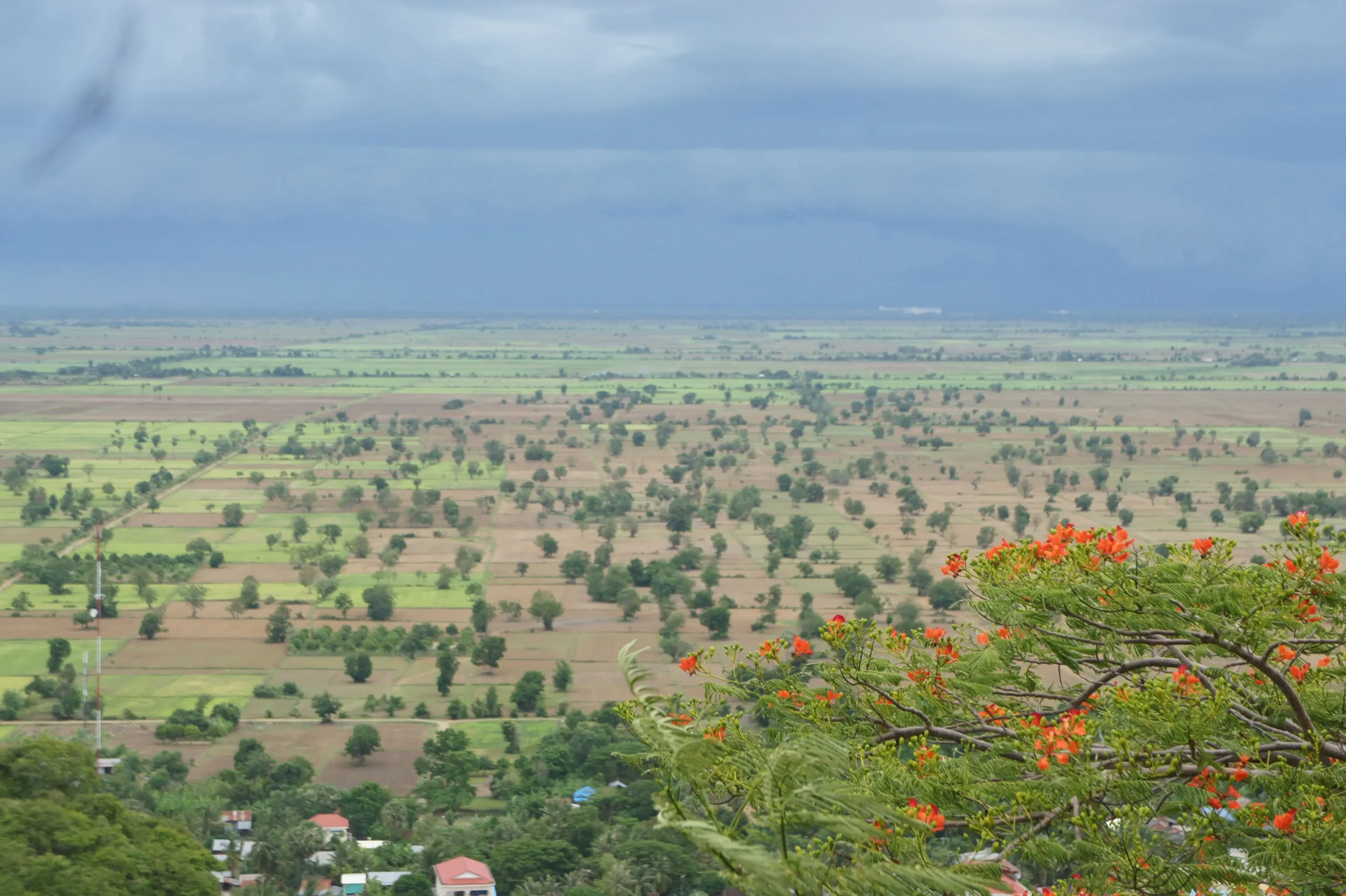 temporada de lluvias en Camboya