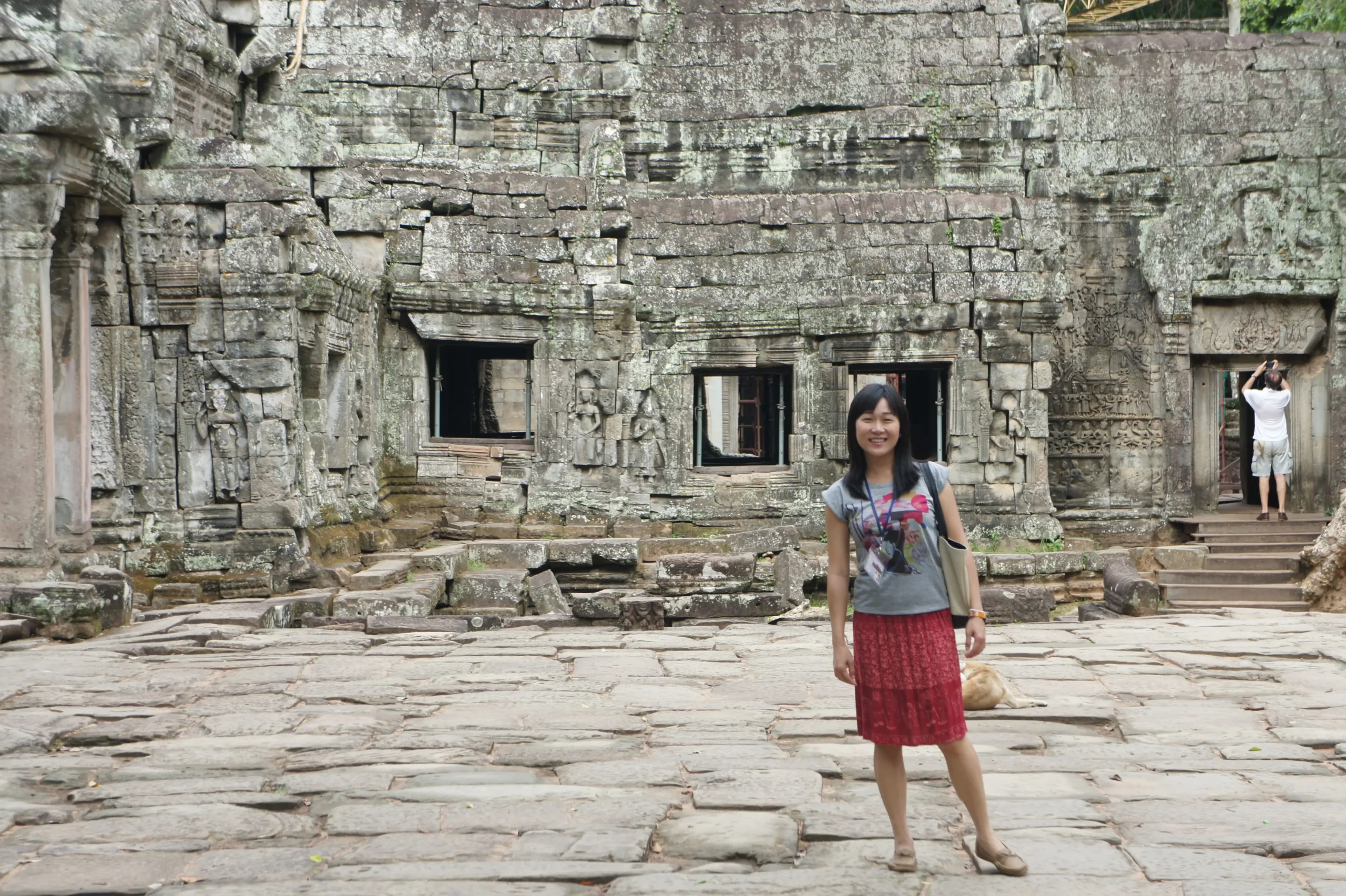 turista en Angkor Wat